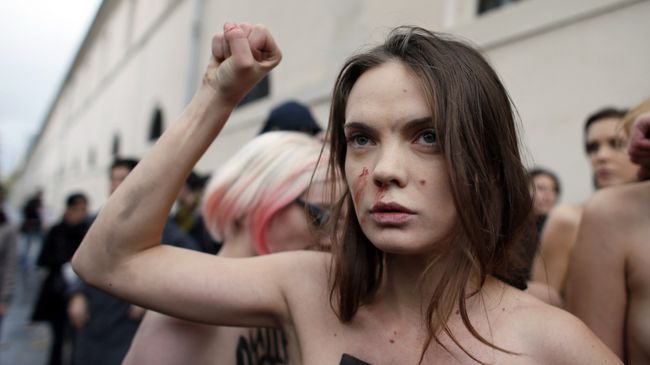 Украинская художница и одна из основательниц международного женского движения FEMEN Оксана Шачко. Архивное фото