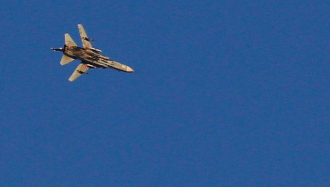 Военный самолет в районе сирийско-израильской границы. 23 июля 2018 Военный самолет в районе сирийско-израильской границы. 23 июля 2018