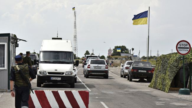 Автомобильный пункт пропуска на российско-украинской границе. Архивное фото Автомобильный пункт пропуска на российско-украинской границе. Архивное фото