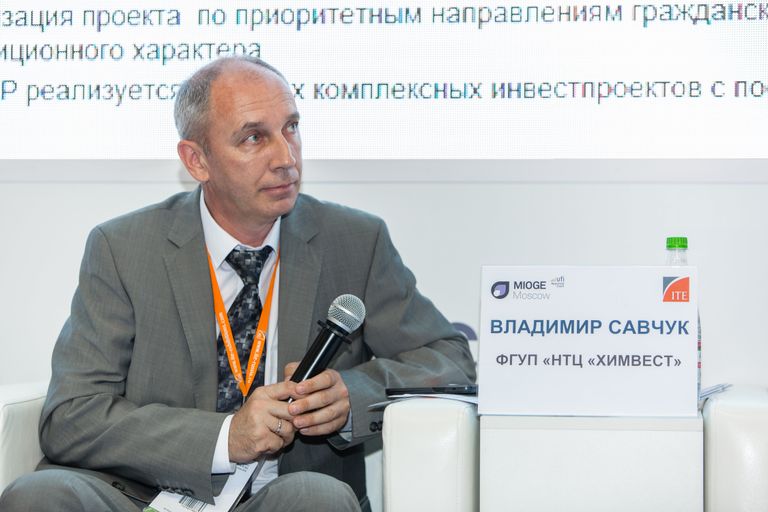 Представитель ФГУП «НТЦ «ХИМВЕСТ» Владимир Савчук Представитель ФГУП «НТЦ «ХИМВЕСТ» Владимир Савчук