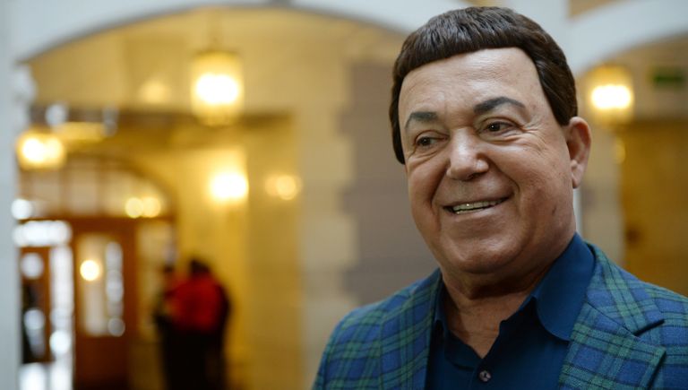 Певец Иосиф Кобзон на пресс-конференции, посвященной 50-летию творческой деятельности Елены Образцовой, в Атриуме вспомогательного корпуса Государственного академического Большого театра в Москве