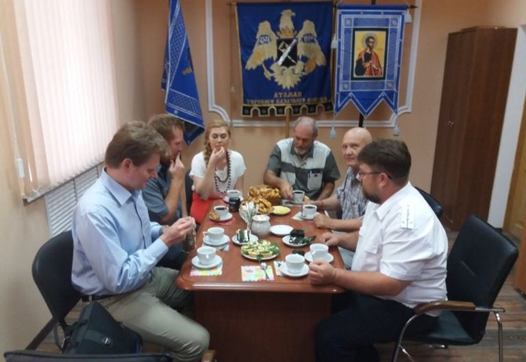 Делегация буров ЮАР в Ставрополе Делегация буров ЮАР в Ставрополе