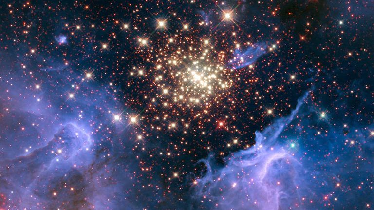 Фотография скопления звезд NGC 3603 Фотография скопления звезд NGC 3603