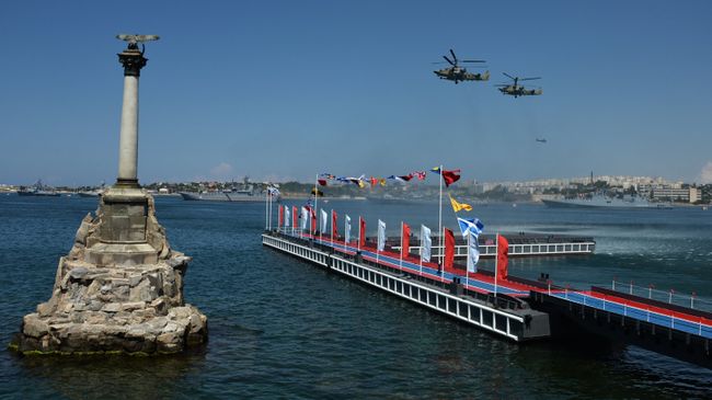 Празднование Дня ВМФ в Севастополе Празднование Дня ВМФ в Севастополе