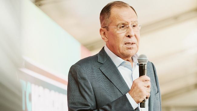 Министр иностранных дел РФ Сергей Лавров на Всероссийском молодежном образовательном форуме Территория смыслов на Клязьме. 30 июля 2018