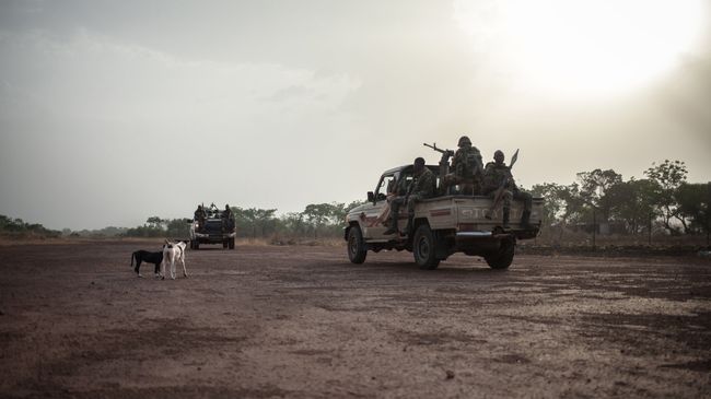 Военные в Центральноафриканской республике. Архивное фото Военные в Центральноафриканской республике. Архивное фото