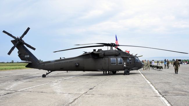 Американский военный вертолет