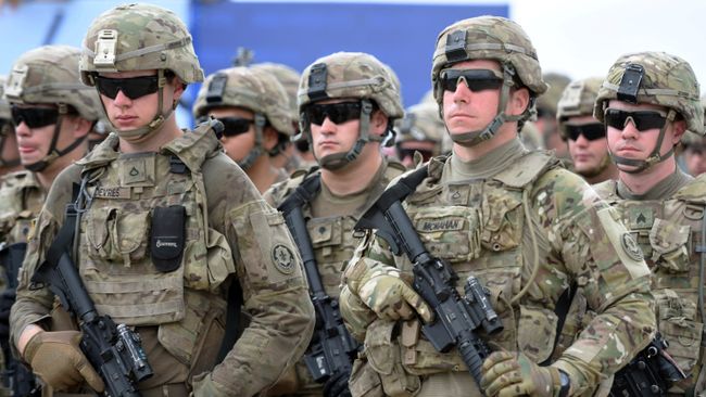 Военнослужащие подразделения cухопутных войск США