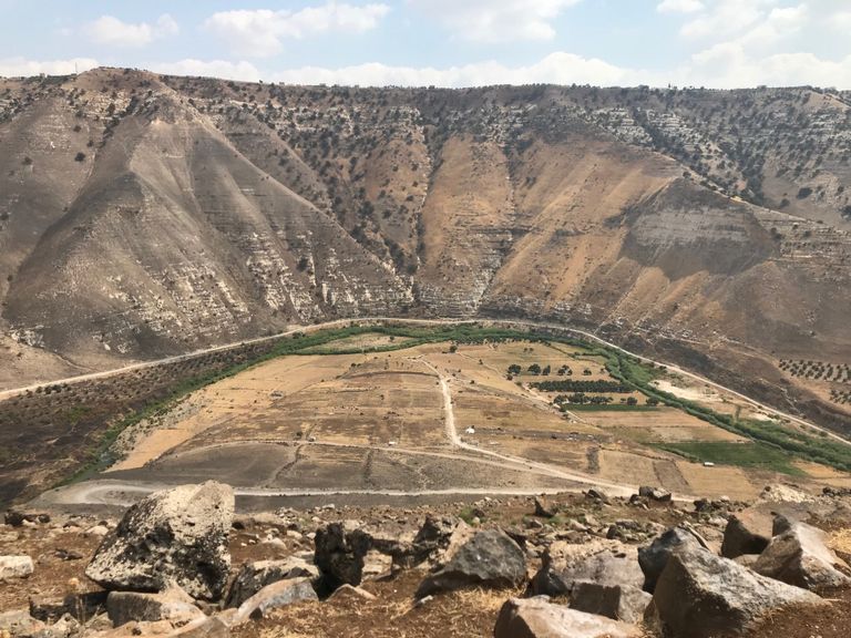 Сирийско-иорданская граница на юго-западе сирийской провинции Дераа