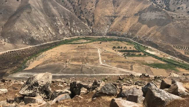 Сирийско-иорданская граница. Архивное фото Сирийско-иорданская граница. Архивное фото