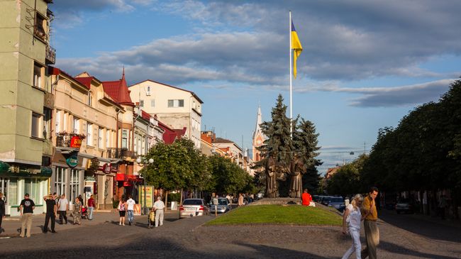 Жители Мукачево, Закарпатская область Украины