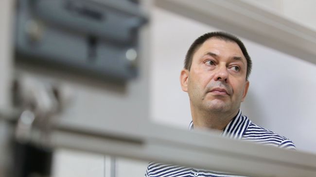 Руководитель портала РИА Новости Украина Кирилл Вышинский в зале апелляционного суда Херсонской области Украины. Архивное фото Руководитель портала РИА Новости Украина Кирилл Вышинский в зале апелляционного суда Херсонской области Украины. Архивное фото