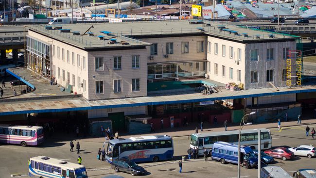 Автовокзал в Киеве. Архивное фото Автовокзал в Киеве. Архивное фото