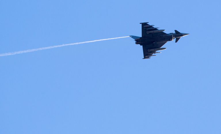 Испанский истребитель Eurofighter Typhoon Испанский истребитель Eurofighter Typhoon
