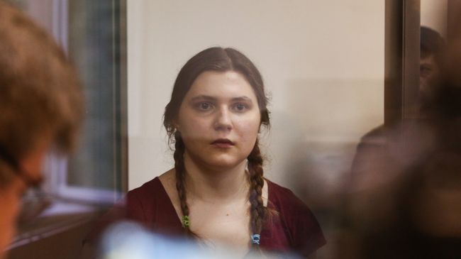 Фигурантка дела Нового величия Анна Павликова в суде Фигурантка дела Нового величия Анна Павликова в суде
