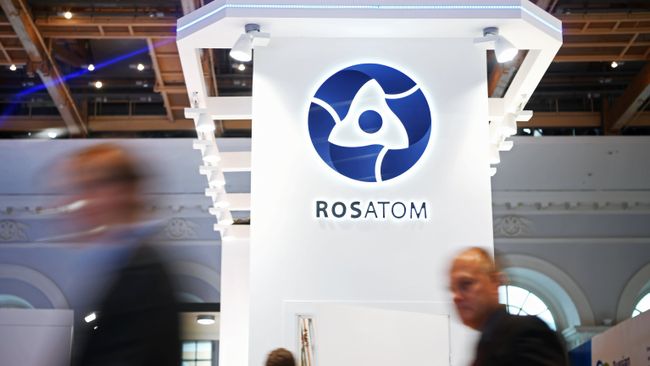 Стенд государственной корпорации по атомной энергии Росатом