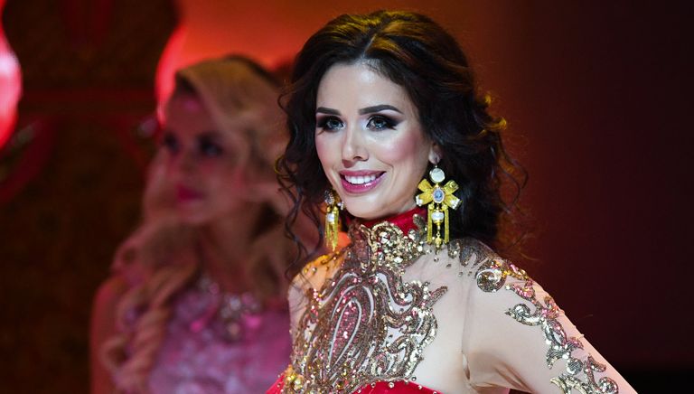 Анна Телегина (Тверь) во время финала всероссийского конкурса Миссис Россия-2018 в театрально-концертном зале Планета КВН в Москве. Анна Телегина (Тверь) во время финала всероссийского конкурса Миссис Россия-2018 в театрально-концертном зале Планета КВН в Москве.