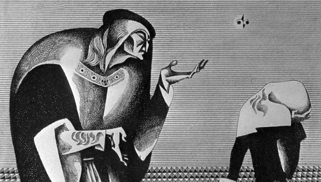 Репродукция иллюстрации Виталия Воловича к трагедии Уильяма Шекспира Ричард III Репродукция иллюстрации Виталия Воловича к трагедии Уильяма Шекспира Ричард III