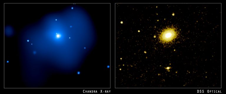 Гало темной материи в галактике NGC 4555 Гало темной материи в галактике NGC 4555