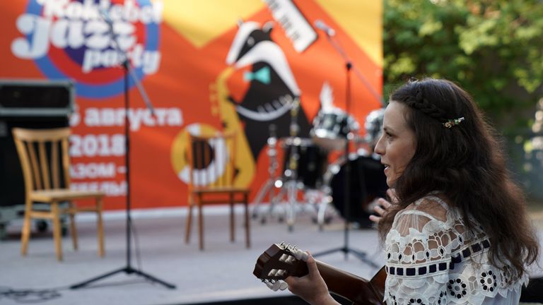 Подготовка к открытию музыкального фестиваля Koktebel Jazz Party 2018