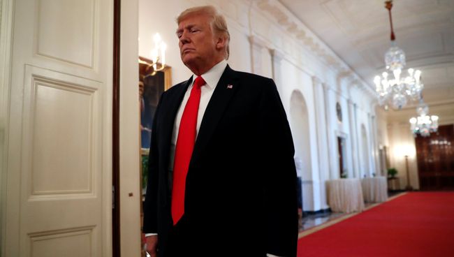 Президент США Дональд Трамп в Белом доме. Архивное фото Президент США Дональд Трамп в Белом доме. Архивное фото