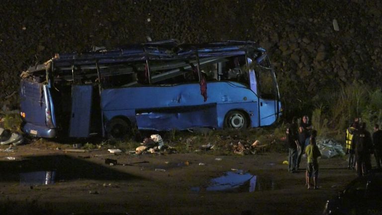 Автокатастрофа в Болгарии. Кадры с места трагедии Автокатастрофа в Болгарии. Кадры с места трагедии