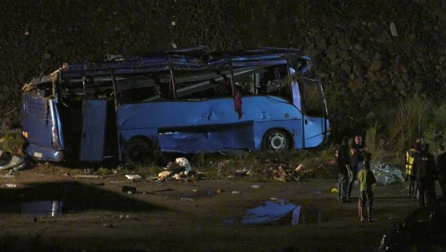 Автокатастрофа в Болгарии. Кадры с места трагедии Автокатастрофа в Болгарии. Кадры с места трагедии