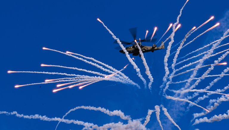 Вертолет Ка-52 Аллигатор на закрытии IV Международного военно-технического форума «Армия-2018» Вертолет Ка-52 Аллигатор на закрытии IV Международного военно-технического форума «Армия-2018»