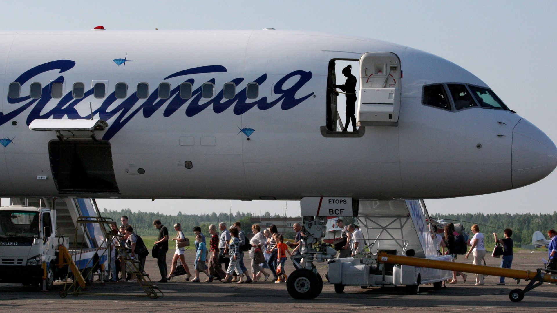Пассажирский самолет Боинг 757-200 авиакомпании Якутия - РИА Новости, 1920, 14.08.2025