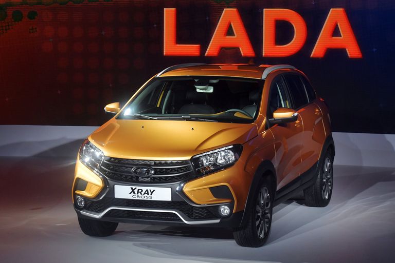 Автомобиль LADA XRAY Cross на Московском международном автомобильном салоне 2018