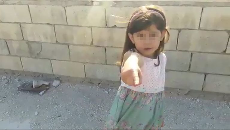 Стоп-кадр из видео, опубликованного на странице шестилетней сирийской девочки Халы Стоп-кадр из видео, опубликованного на странице шестилетней сирийской девочки Халы