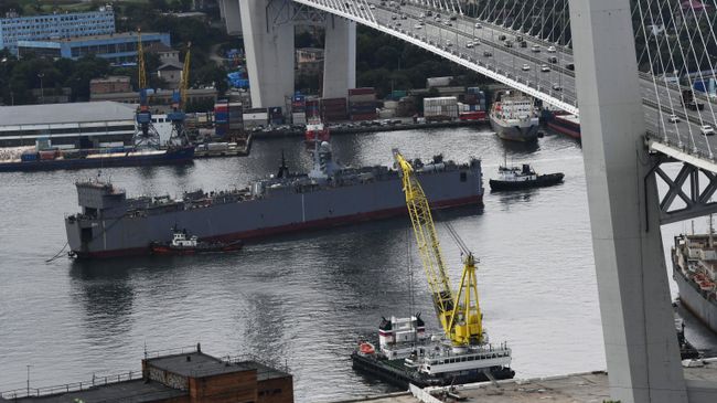 Прибытие корвета Громкий во Владивосток Прибытие корвета Громкий во Владивосток