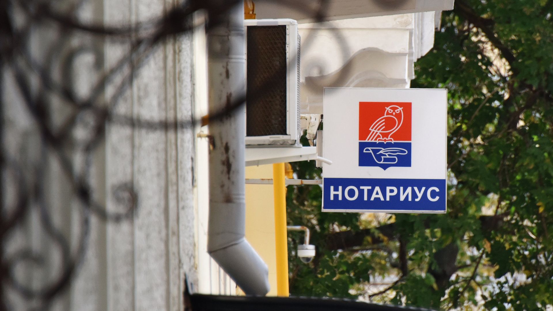Вывеска нотариуса - РИА Новости, 1920, 27.05.2024