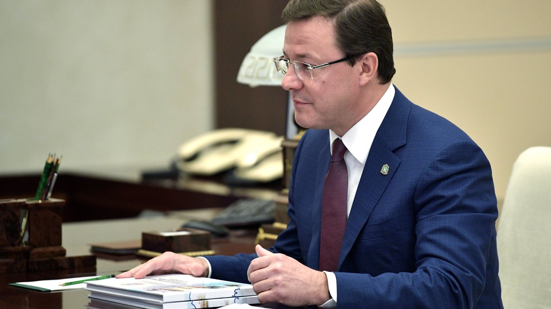 Глава Самарской области Дмитрий Азаров Глава Самарской области Дмитрий Азаров - РИА Новости, 1920, 30.12.2021
