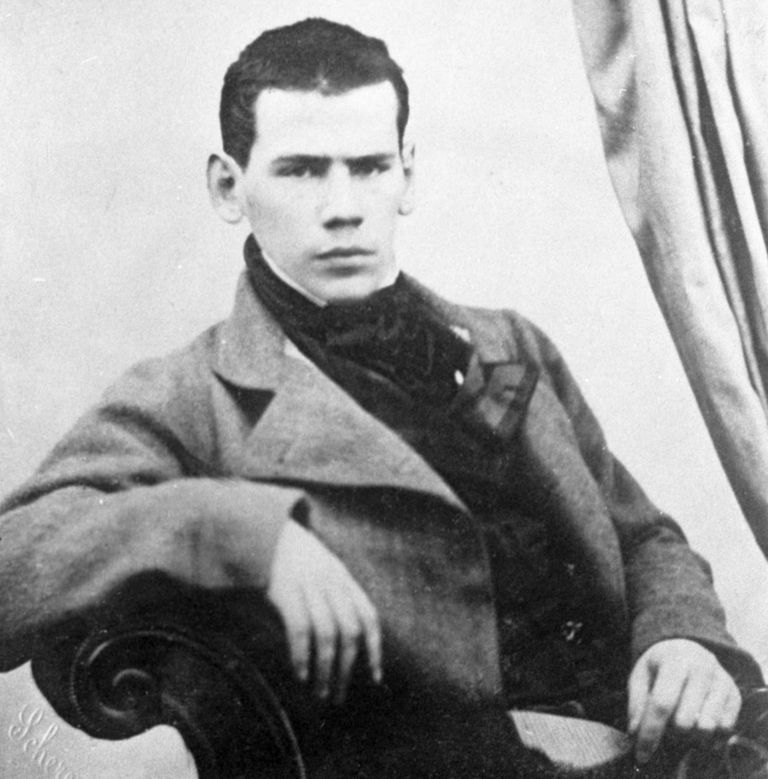 Писатель Лев Николаевич Толстой. 1849 год