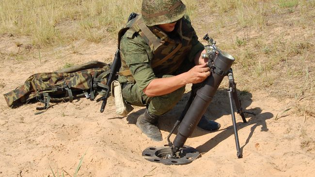 Российский 82-мм миномет 2Б25 Российский 82-мм миномет 2Б25