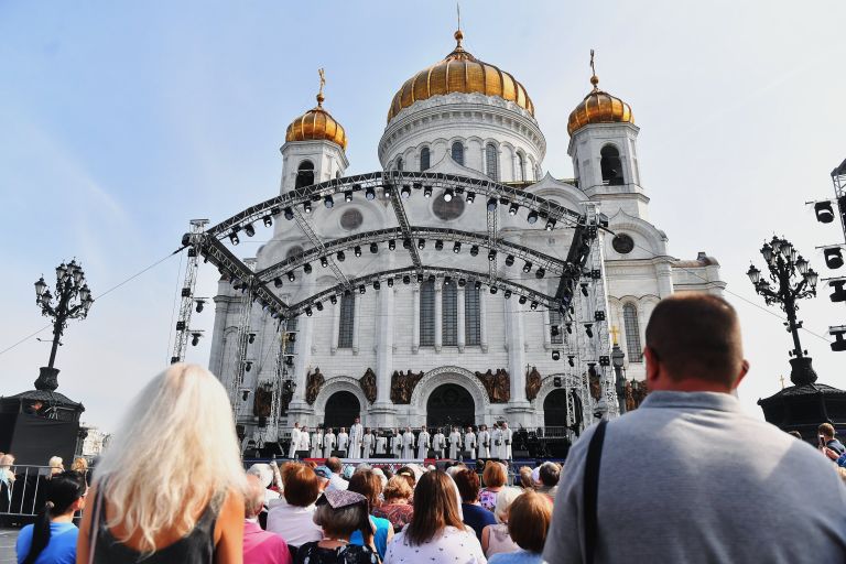 Празднование Дня города в Москве