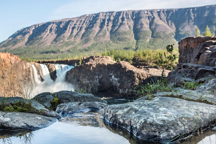 Иркиндинский водопад