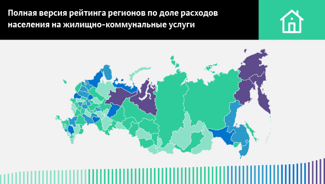 Полная версия рейтинга регионов по доле расходов населения на жилищно-коммунальные услуги Полная версия рейтинга регионов по доле расходов населения на жилищно-коммунальные услуги