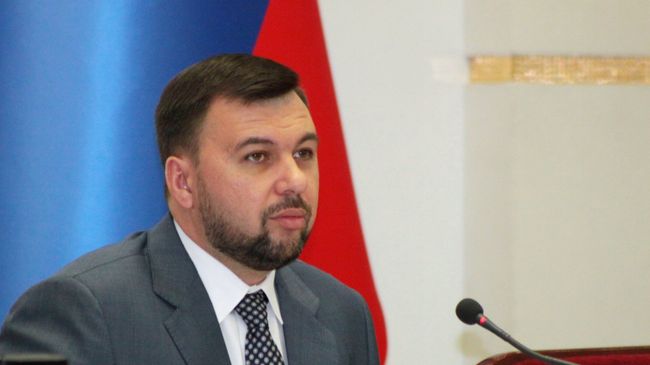 Временно исполняющий обязанности главы ДНР Денис Пушилин. Архивное фото Временно исполняющий обязанности главы ДНР Денис Пушилин. Архивное фото