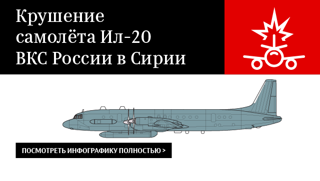 Крушение самолёта Ил-20 ВКС России в Сирии Крушение самолёта Ил-20 ВКС России в Сирии