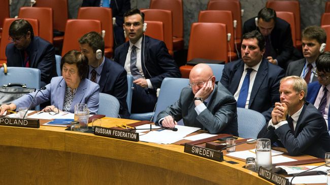 Постоянный представитель России при Организации Объединенных Наций Василий Небензя