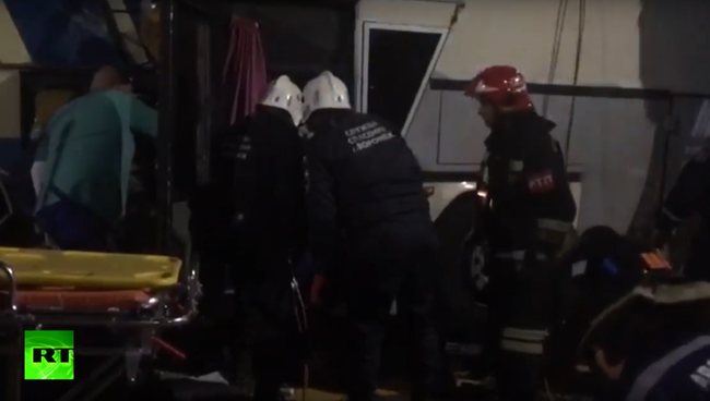 Видео с места ДТП под Воронежем Видео с места ДТП под Воронежем