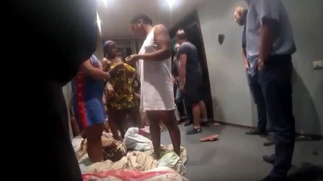 Рейд на нигерийский бордель в ЮВАО Рейд на нигерийский бордель в ЮВАО