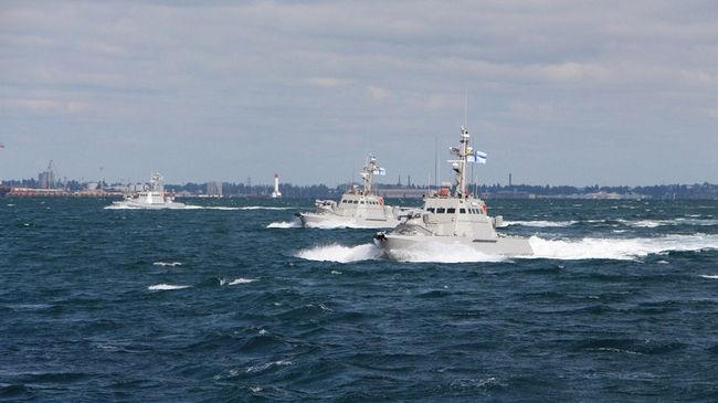 Артиллерийские катера ВМС Украины. Архивное фото Артиллерийские катера ВМС Украины. Архивное фото