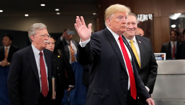 Президент США Дональд Трамп в штаб-квартире ООН перед началом Генеральной ассамблеи. Архивное фото Президент США Дональд Трамп в штаб-квартире ООН перед началом Генеральной ассамблеи. Архивное фото