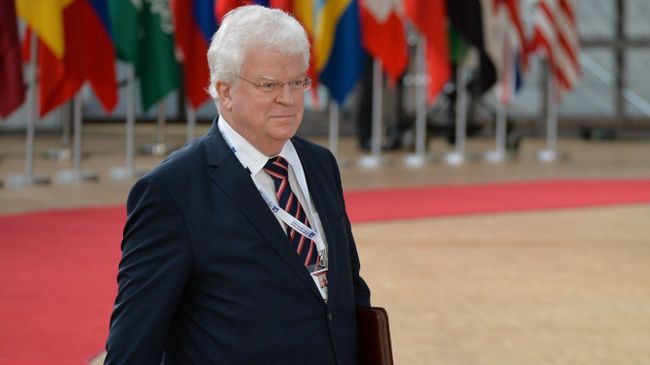 Постоянный представитель Российской Федерации при Европейском Союзе Владимир Чижов в Брюсселе Постоянный представитель Российской Федерации при Европейском Союзе Владимир Чижов в Брюсселе