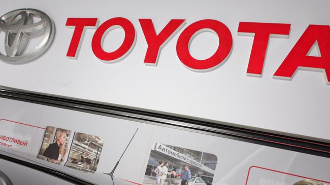 Стенд компании Toyota на автосалоне