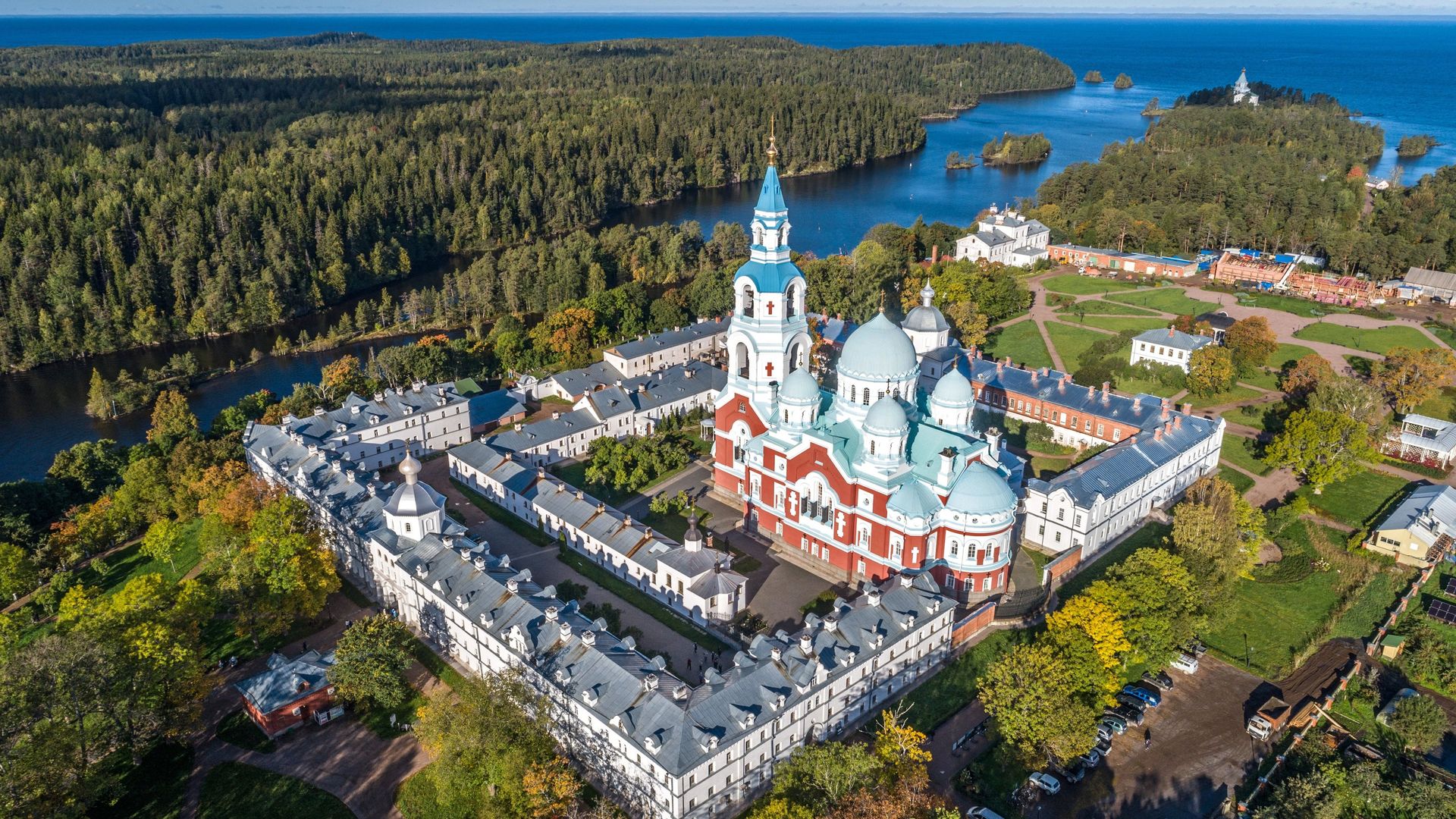 Спасо-Преображенский собор Валаамского монастыря Спасо-Преображенский собор Валаамского монастыря - РИА Новости, 1920, 24.06.2021