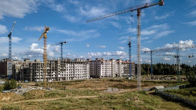 Строительство жилого комплекса. Архивное фото